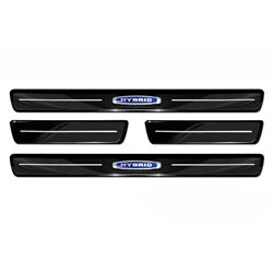 Sill trims for Volvo XC40 2018- Black chrome Stainless steel