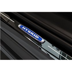 Sill trims for Volvo XC60 2017- Black chrome Stainless steel