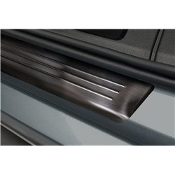 Sill trims for Volvo S60 Sedan 4D 2019- Black Stainless steel