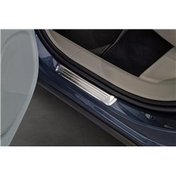 Listwy progowe do Volvo XC60 2017- Srebrny Stal nierdzewna