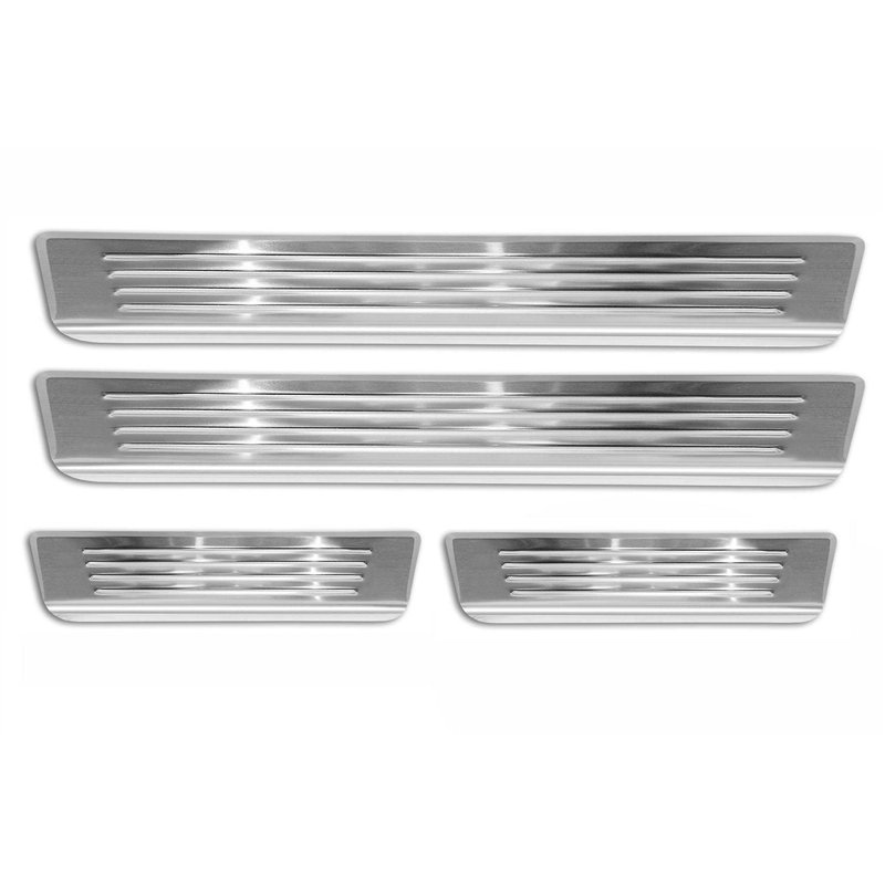 Sill trims for Volvo EX30 2024- | Silver Stainless steel Brushed