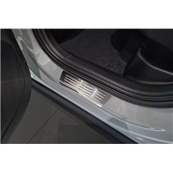 Listwy progowe do Volvo EX30 2024- | Srebrny Stal nierdzewna