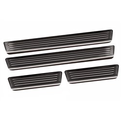 Sill trims for Volvo EX30 I 2024- | Black Stainless steel Brushed