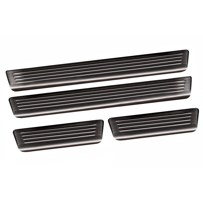 Sill trims for Volvo EX30 I 2024- | Black Stainless steel Brushed