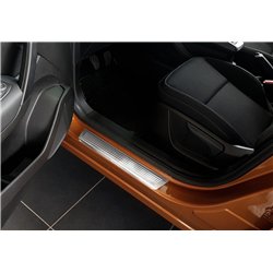 Sill trims for Renault Captur 2020- Silver Stainless steel