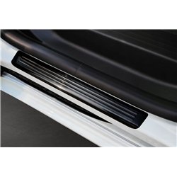 Listwy progowe do Mercedes Citan 2021- | Czarny Stal nierdzewna