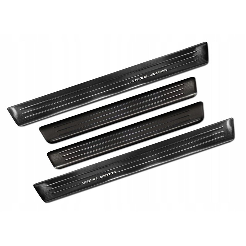 Sill trims for Renault Kangoo 2021- | Black Stainless steel