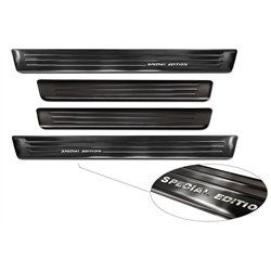 Sill trims for Renault Kangoo 2021- | Black Stainless steel