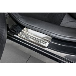 Sill trims for Renault Kadjar 2015-2022 | Silver Stainless steel