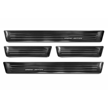 Sill trims for Renault Arkana 2021- | Black Stainless steel