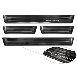 Sill trims for Renault Arkana 2021- | Black Stainless steel