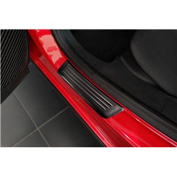 Listwy progowe do Renault Arkana 2021- | Czarny Stal nierdzewna