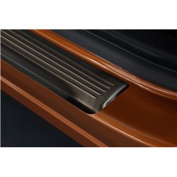 Sill trims for Renault Captur 2020- Black Stainless steel Brushed