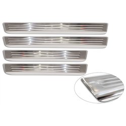 Sill trims for Renault Kangoo 5D 2021- | Silver Stainless steel