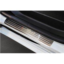 Sill trims for Renault Kangoo 5D 2021- | Silver Stainless steel