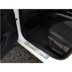 Sill trims for Renault Kadjar 2015-2022 | Silver Stainless steel