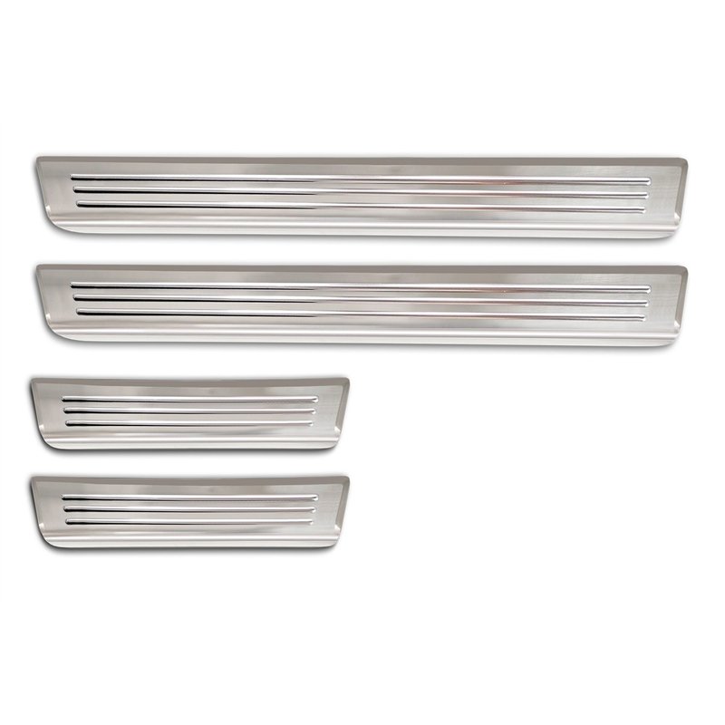 Sill trims for Renault Arkana 2021- | Silver Stainless steel