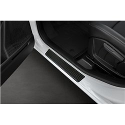 Front sill trims for Renault Express Cargo 4D 2021-2024 Aluminum