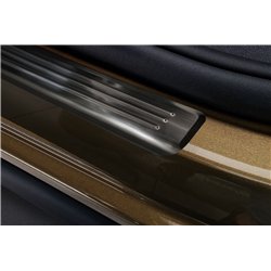 Sill trims for Skoda Kodiaq 2024- | Black Stainless steel Brushed