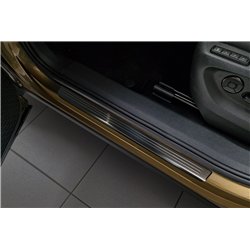 Sill trims for Skoda Kodiaq 2024- | Black Stainless steel Brushed