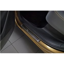 Sill trims for Skoda Kodiaq 2024- | Black Stainless steel Brushed