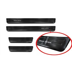 Sill trims for Skoda Kamiq 2019- | Black Stainless steel Brushed