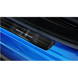 Sill trims for Skoda Kamiq 2019- | Black Stainless steel Brushed