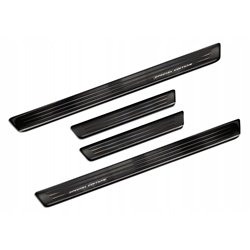 Sill trims for Skoda Enyaq iV 2021- | Black Stainless steel