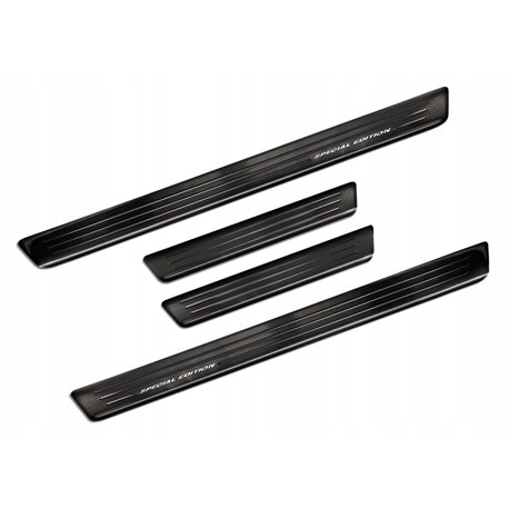 Sill trims for Skoda Enyaq iV 2021- | Black Stainless steel