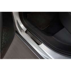 Listwy progowe do Skoda Enyaq iV 2021- | Czarny Stal nierdzewna