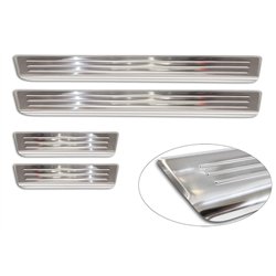 Sill trims for Skoda Fabia Hatchback 5D 2021- | Stainless steel