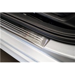 Sill trims for Skoda Kamiq 2019- | Silver Stainless steel Brushed