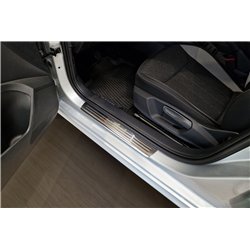 Sill trims for Skoda Kamiq 2019- | Silver Stainless steel Brushed