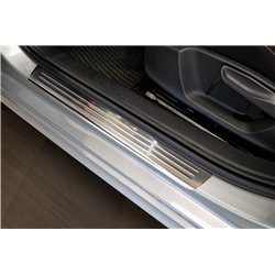Listwy progowe do Skoda Kamiq 2019- | Srebrny Stal nierdzewna