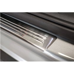 Sill trims for Skoda Enyaq I 2021- Silver Stainless steel Brushed