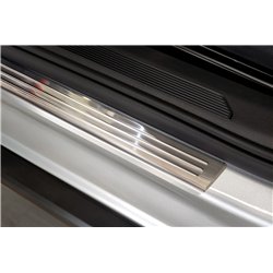 Sill trims for Skoda Enyaq I 2021- Silver Stainless steel Brushed