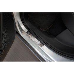 Sill trims for Skoda Enyaq I 2021- Silver Stainless steel Brushed