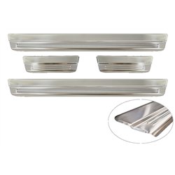 Sill trims for Suzuki Swift Hatchback 5D 2024- | Stainless steel