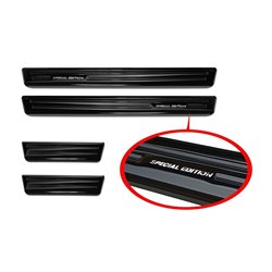 Sill trims for Subaru XV 2018- Black chrome Stainless steel