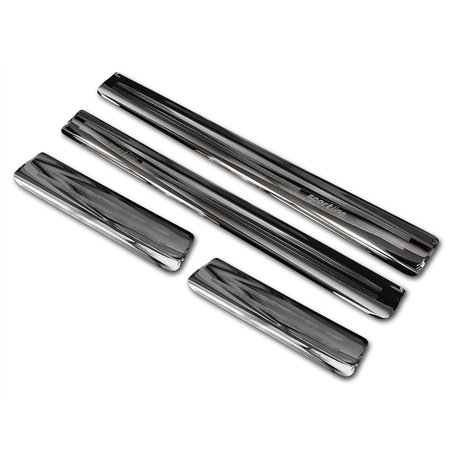 Sill trims for Volkswagen VW T-Roc 2017- | Stainless steel