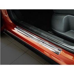 Sill trims for Volkswagen VW T-Roc 2017- | Silver Stainless steel