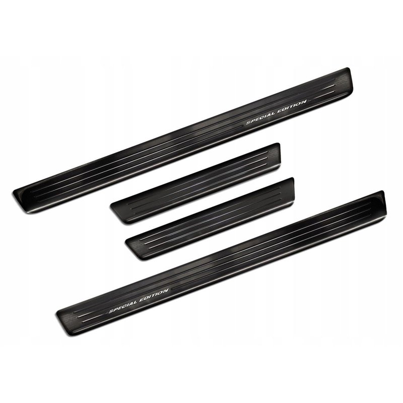Sill trims for Volkswagen VW ID.4 2020- | Black Stainless steel