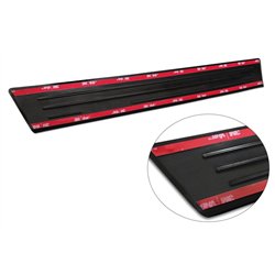 Front sill trims for Ford Transit Connect 2024- Stainless steel