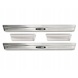 Sill trims for Volkswagen VW Taigo 2021- | Silver Stainless steel