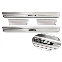 Sill trims for Volkswagen VW Taigo 2021- | Silver Stainless steel