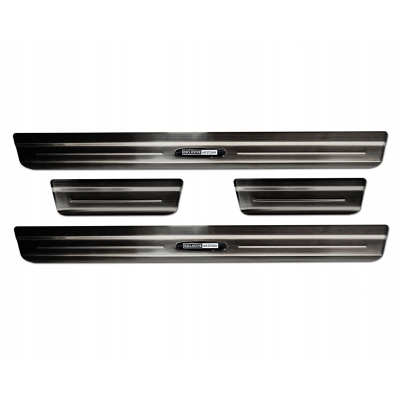 Sill trims for Volkswagen VW Taigo 2021- | Black Stainless steel