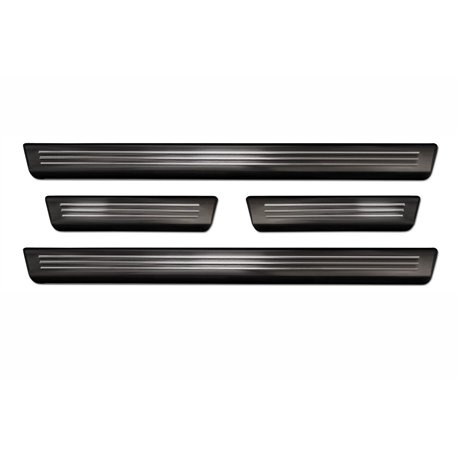 Sill trims for Volkswagen VW ID.5 2022- | Black Stainless steel