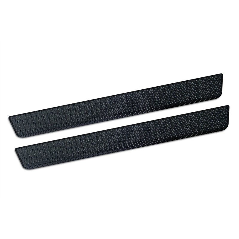 Front sill trims for Ford Tourneo Connect 2022- Black Aluminum