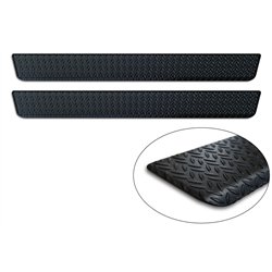 Front sill trims for Ford Tourneo Connect 2022- Black Aluminum