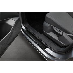 Front sill trims for Ford Transit Connect 2024- Black Aluminum